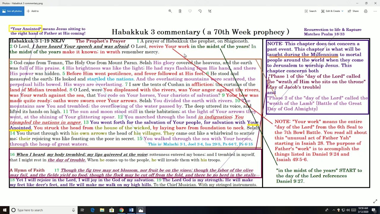 Habakkuk 3 commentary