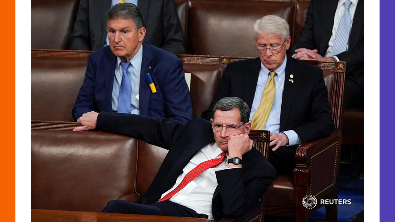 Joe Manchin Sits With Republicans During State of The Union