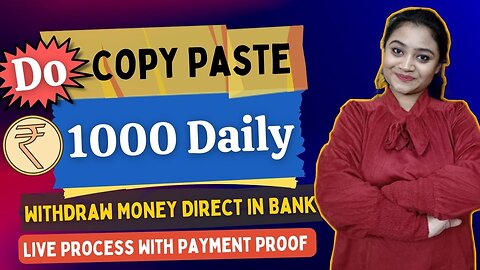Copy Paste Job| Work From Home Jobs 2023| Earn Money Online| Remote Work 2023| Online Jobs at Home.