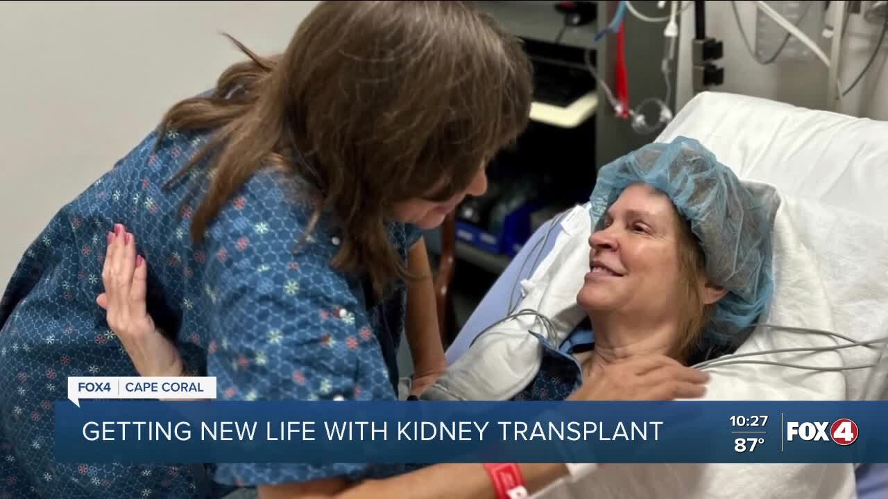 Cape Coral woman is getting a new life after a second kidney transplant