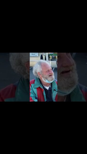 Homeless Guy Laughing