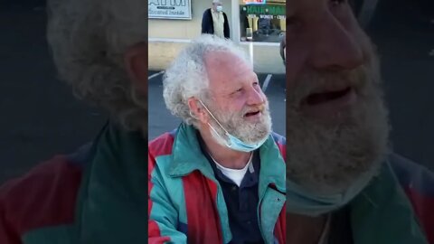 Homeless Guy Laughing
