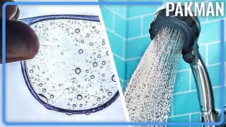 Caller Showers with Glasses, Cleans Them 5 Times Per Shower
