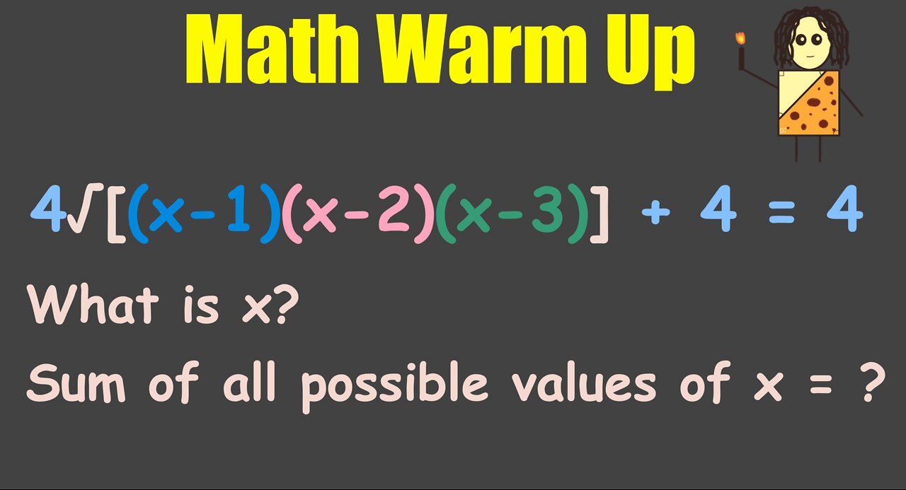 Math Warm Up Problems Set #1