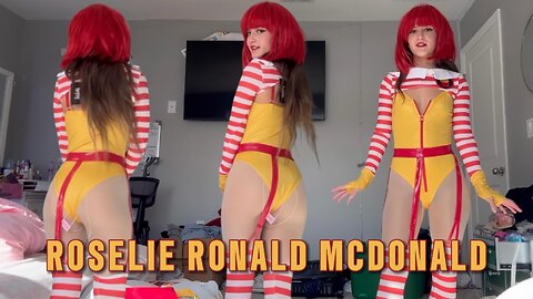 Roselie Popach’s Halloween Haul: Ronald McDonald Outfit 4K HD #HalloweenHaul #RonaldMcDonaldCostume