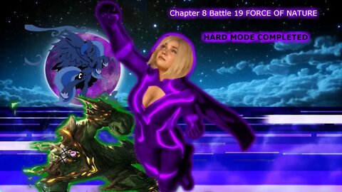 Power Girl defeats Swamp Thing in the Last mission HARD MODE Force of Nature