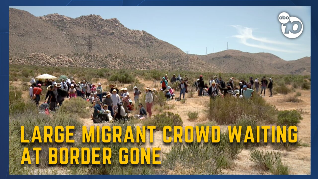 Some migrants waiting in desert’s sweltering heat get relief