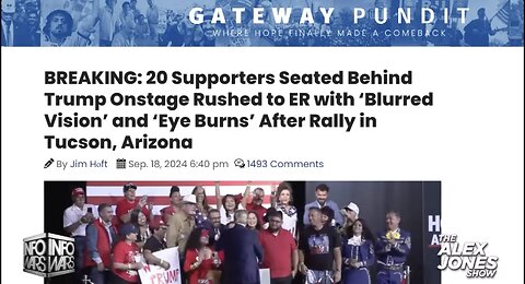 Chemical Attack Left 20 Trump Rally Attendees Sick With ‘Mystery’ Illness