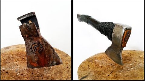 Old Broken Axe Restoration