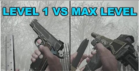 Resident Evil Village - All Handgun Weapon Damage Comparison (LEVEL 1 VS MAX LEVEL)