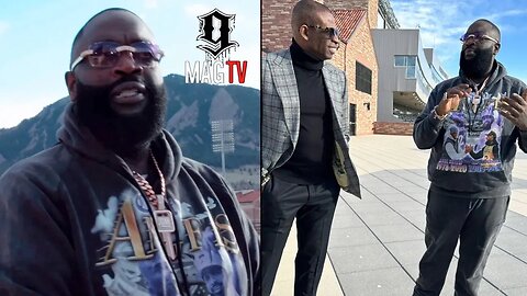 Rick Ross Pops Up On Deion Sanders At University Of Colorado Campus! 🏈