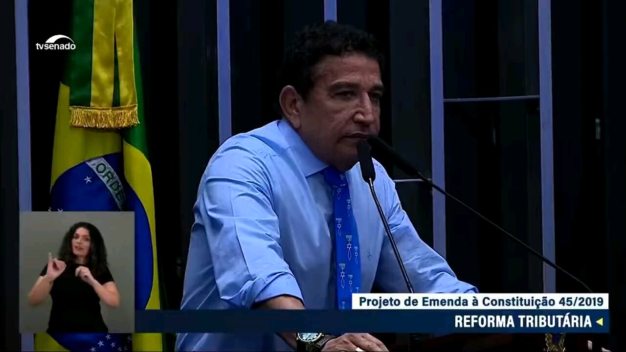 Senador Magno Malta faz discurso contra a Reforma Tributária no Senado.