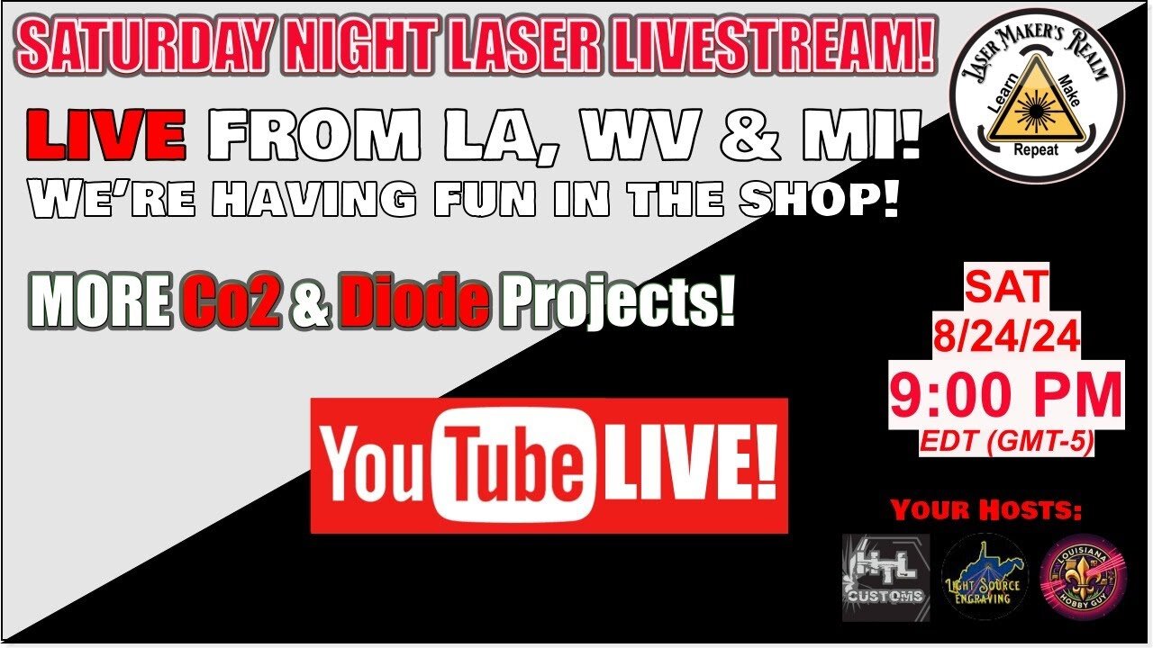 Laser Maker's Realm Livestream