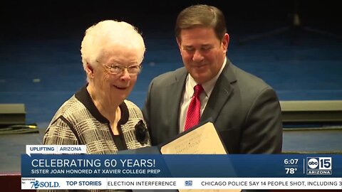 Sister Joan honored at Xavier College Prep