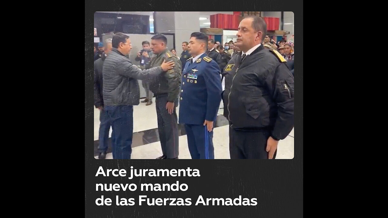 Arce juramenta nuevo mando de las Fuerzas armadas