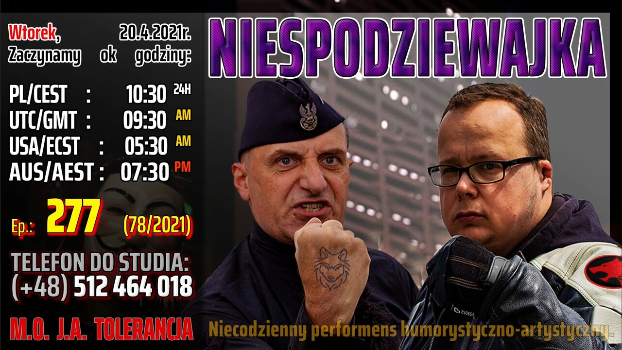 NIESPODZIEWAJKA - Olszański, Osadowski NPTV (20.04.2021)