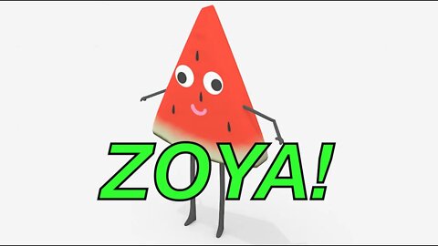 Happy Birthday ZOYA! - WATERMELON Birthday Song