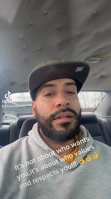 It’s not about who wants you,it’s about who values and respects you!!! 👌