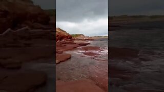 Thunderstorm about to hit the beach