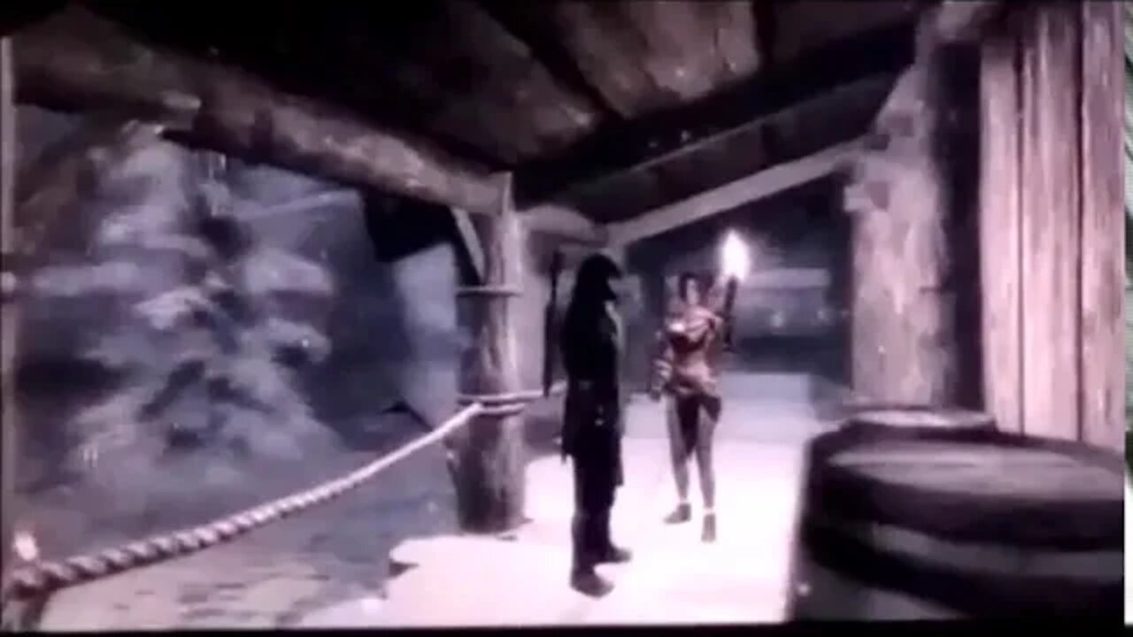 O Dragonborn e Aela the hunntress
