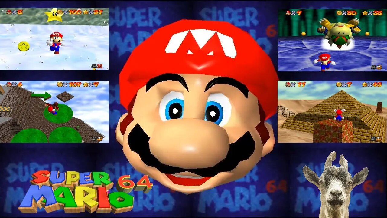 Super Mario 64 - Getting all 120 Stars (Complete Playthrough with Commentary, HD 720p) Part 1