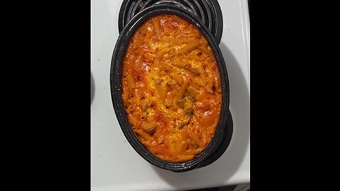 Easy Buffalo Chicken, Pasta Casserole