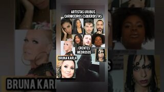 🎤🕺Os Artistas💃são Urubus🦅Carniceiros🦴🥩 Crentes Medrosos😬 #brunakarla #anitta #jottaa #ludmilla #xuxa