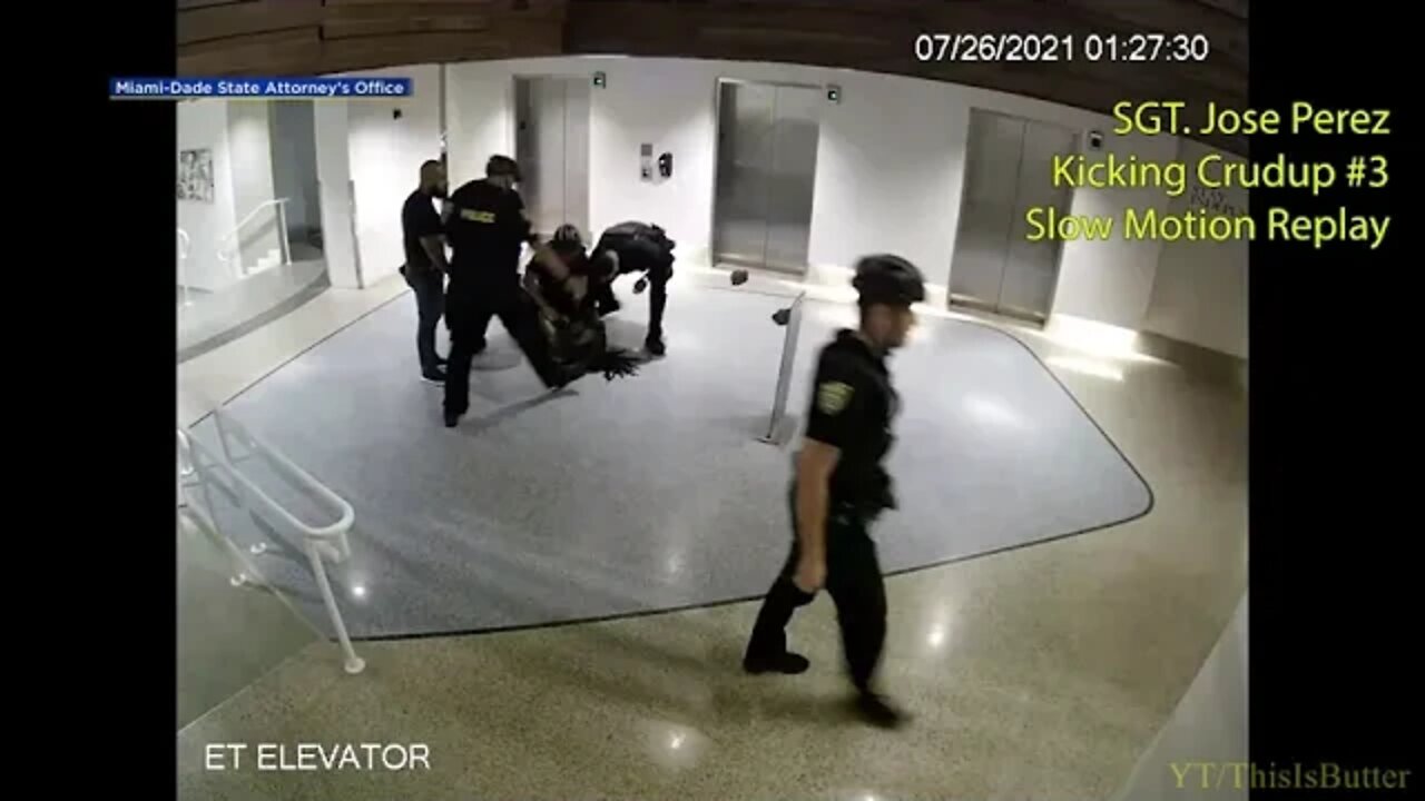 5 Miami Beach police officers face battery charges after beating compliant suspect.