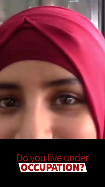 Asking Israeli Arabs if they live under occupation.