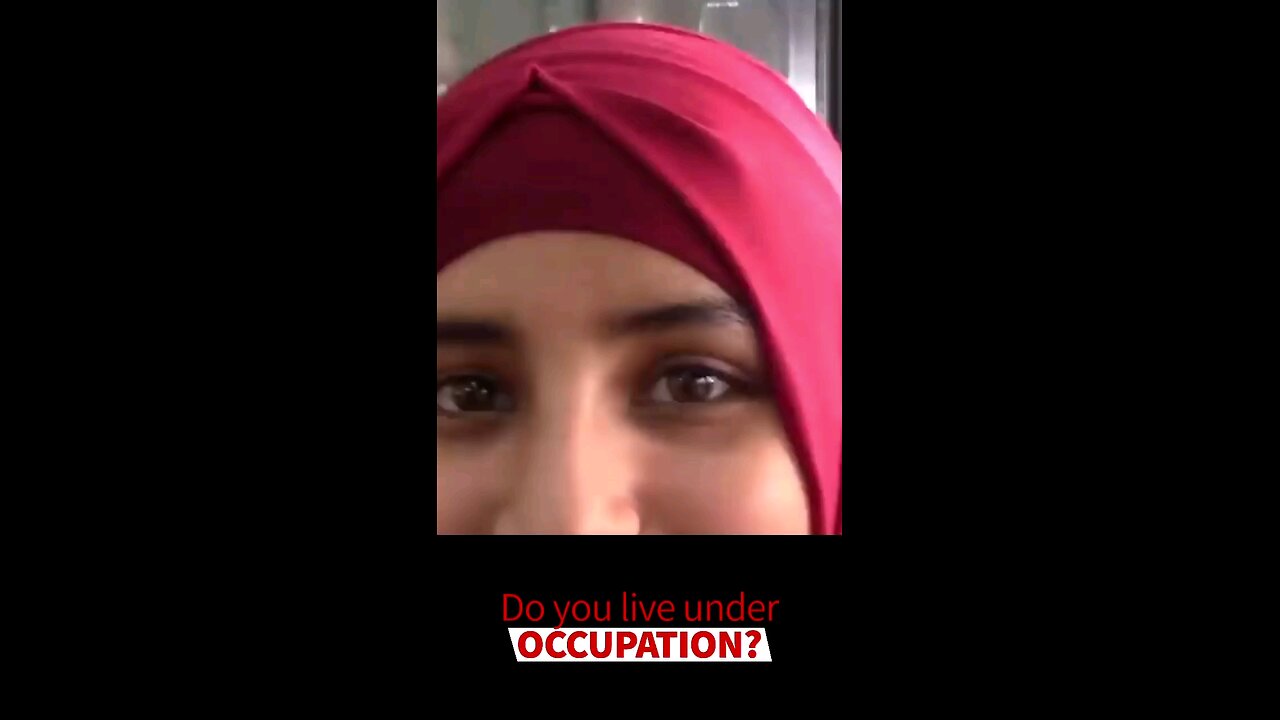 Asking Israeli Arabs if they live under occupation.