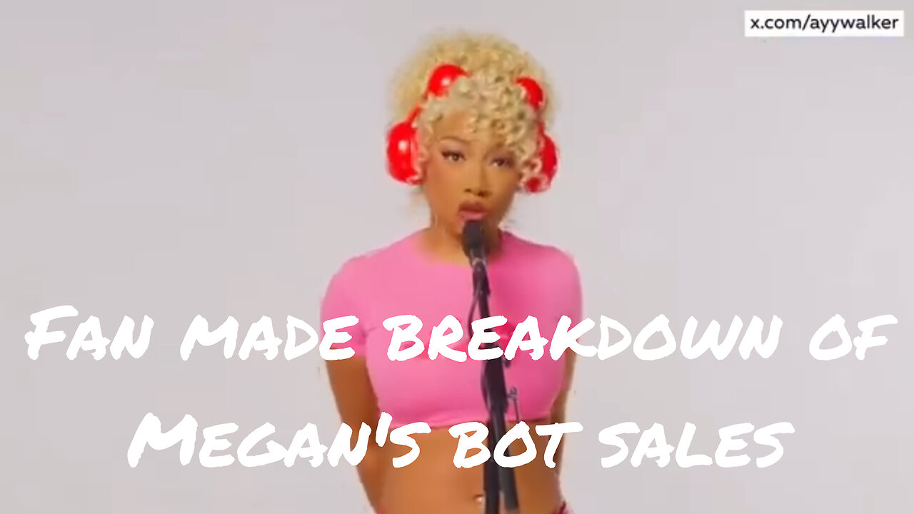Fan made a detailed breakdown of Megan Thee Stallion botting album sales