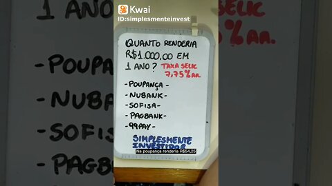 #investing #poupança #mercado #investir