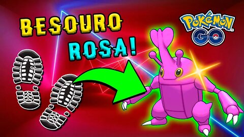 HERACROSS SHINY! Farmando CANELA na RUA! Gameplay Pokémon GO! Vem Besouro ROSA