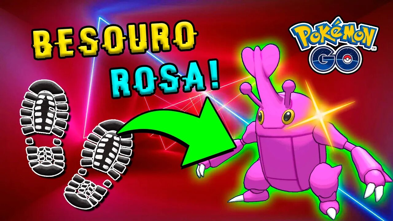 HERACROSS SHINY! Farmando CANELA na RUA! Gameplay Pokémon GO! Vem Besouro ROSA