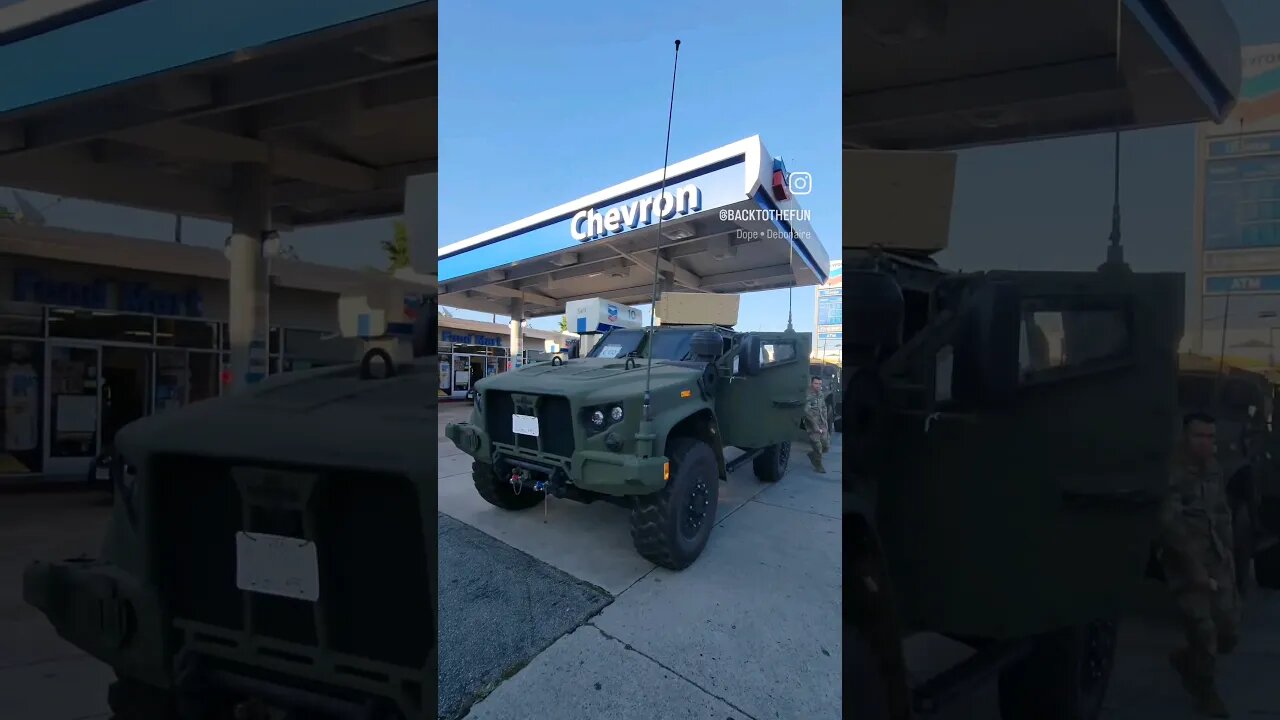 JLTV MILITARY 🪖 VEHICLES IN VAN NUYS CA SAN FERNANDO VALLEY #bulletproof #tank #diesel #jltv #cool