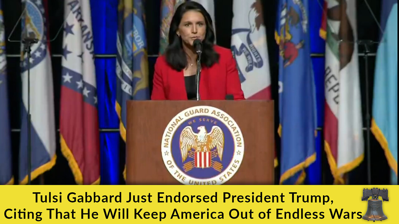 Tulsi Gabbard Just Endorsed President Trump, Citing That He Will Keep America Out of Endless Wars