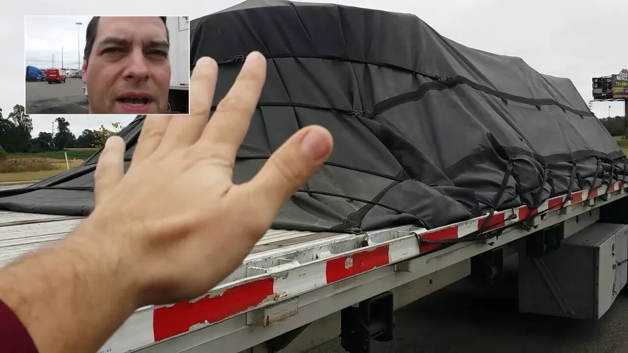 Three coils under a tarp, A BEAUTIFUL tarp