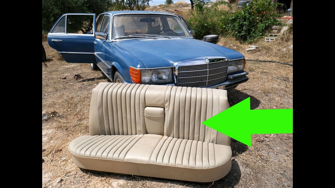 Mercedes Benz W116 - Cómo quitar el asiento trasero Tutorial