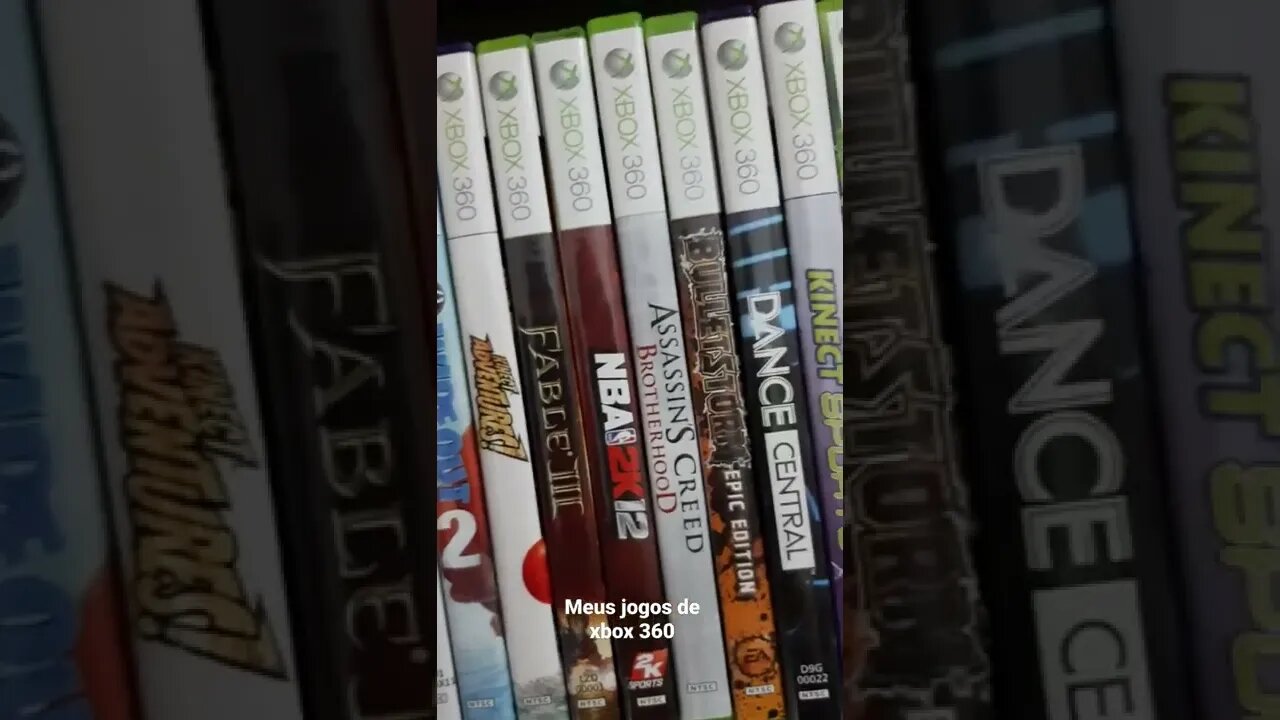 Xbox 360 jogos em mídia física #shorts