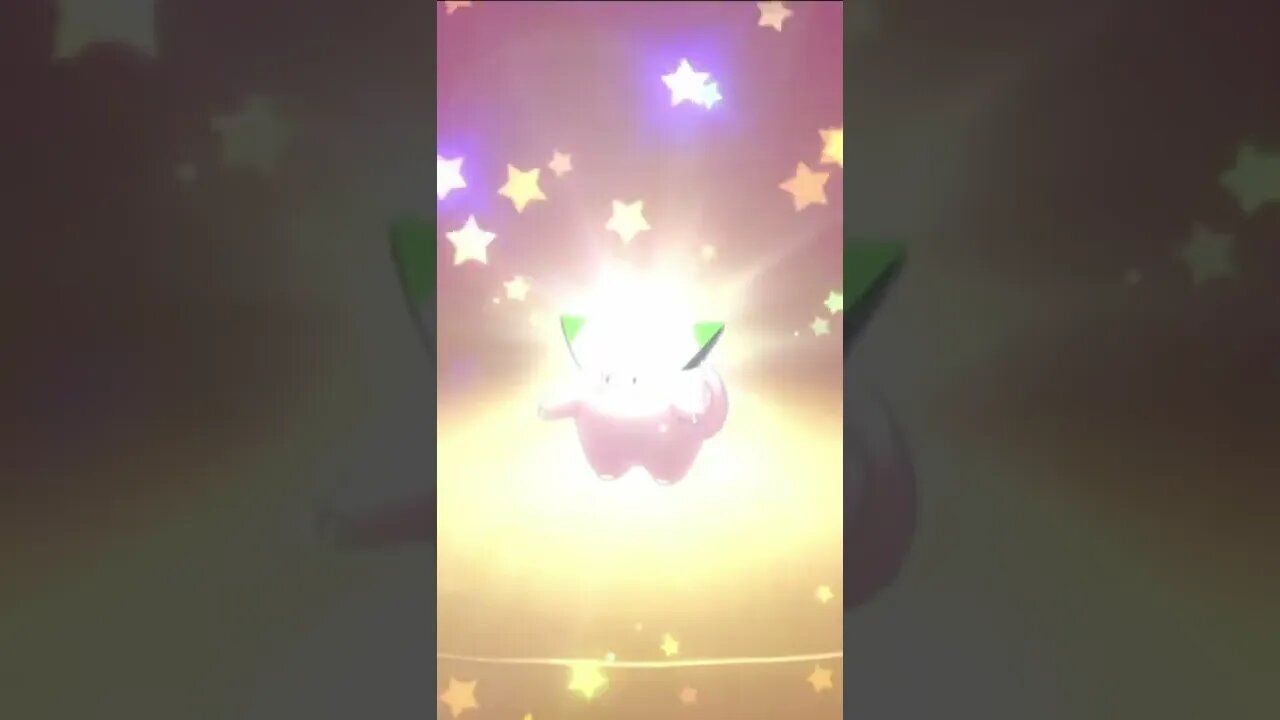 Shiny Clefairy Gift in Pokémon Sword #shorts