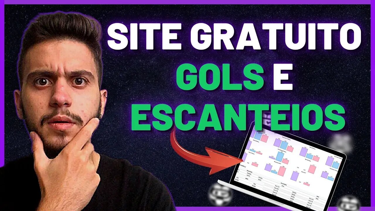 ESTATÍSTICAS DE GOLS E ESCANTEIOS PARA APOSTAS ESPORTIVAS (GRATUITO!)