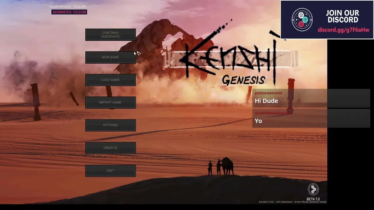 Kenshi Modding & Chill VOD 55