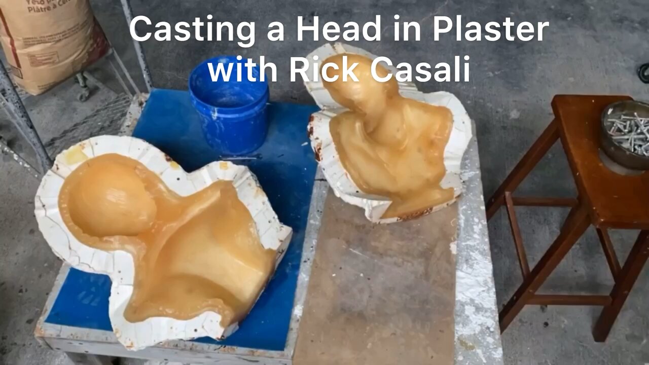 Casting a Head in Plaster with ARTIST Rick Casali