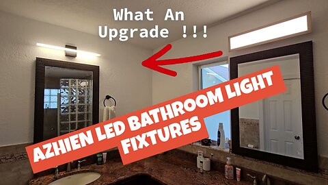 Azhien LED Bathroom Light Fixtures 23.6" | Dimmable Vanity Light Bar Review 2024