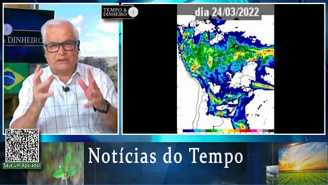 Previsão do tempo com chuvas no Norte e Nordeste. Sul com mudanças no final de semana