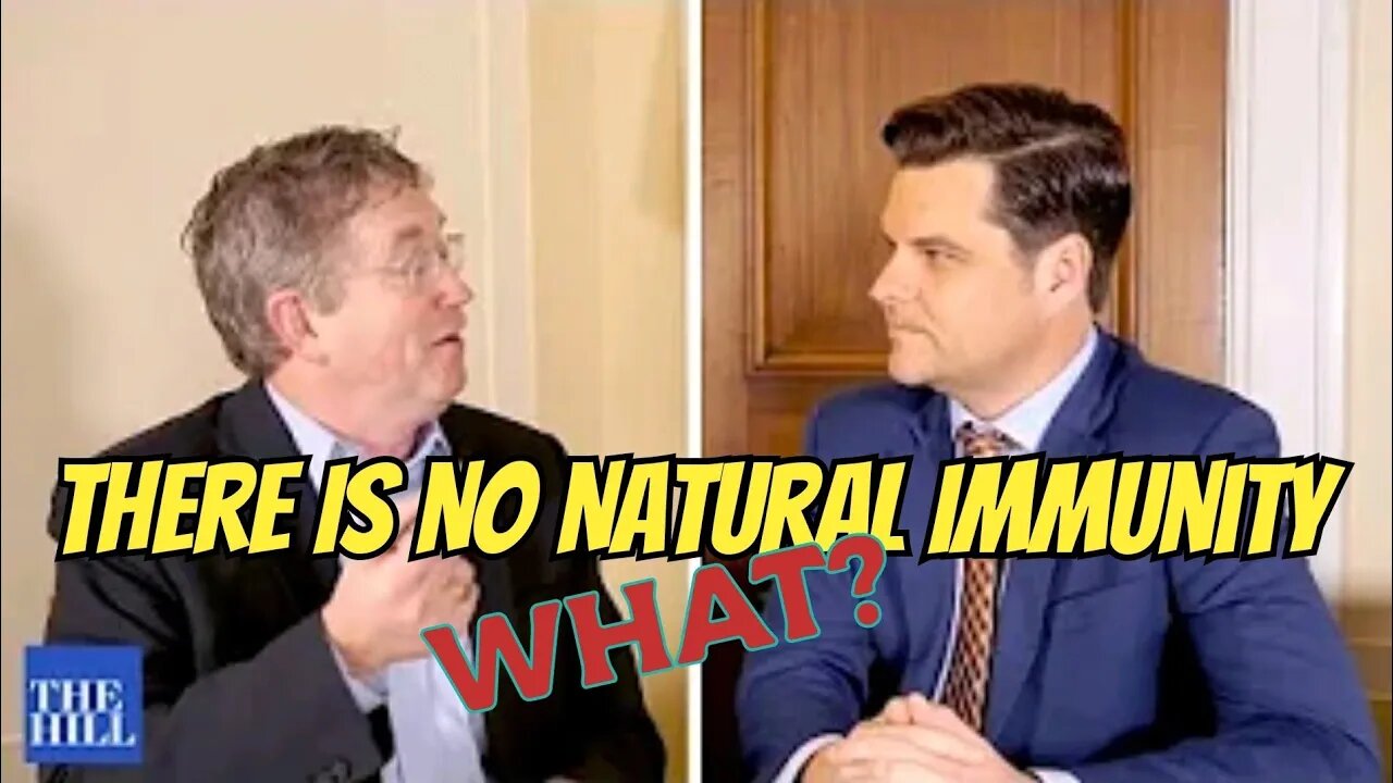 There Is No Natural Immunity