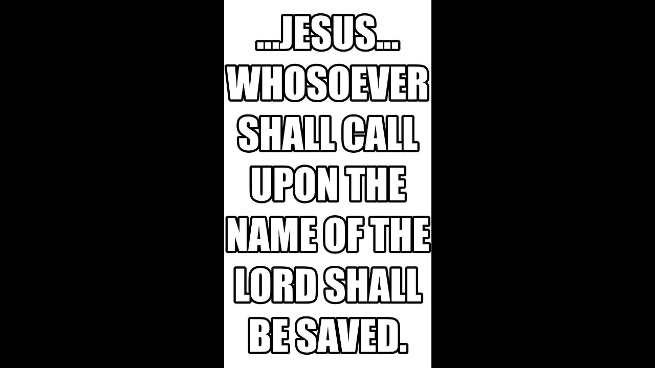 Are you "saved"? 112; LAST CALL!--The Good News 2 #Shorts #JESUS #TheLORD #GOD #last #call #saved