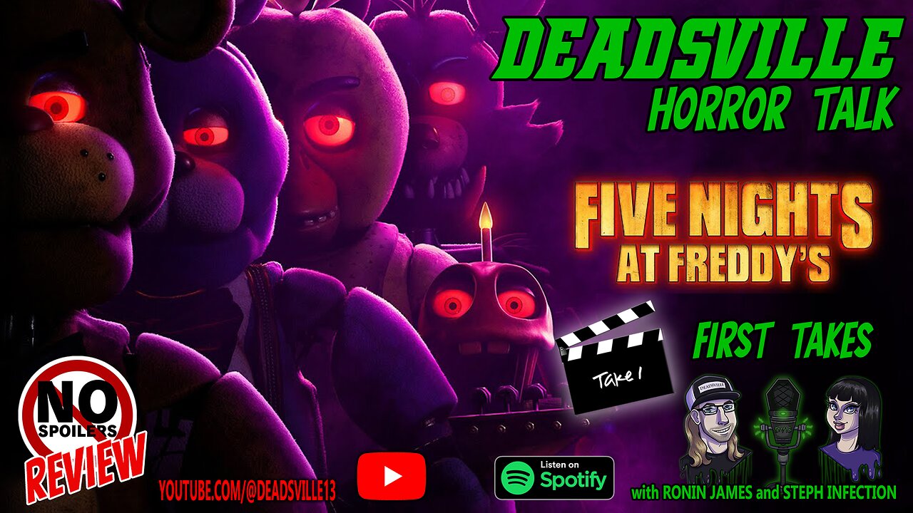 DVHT First Takes: FIVE NIGHTS AT FREDDY'S Movie 2023 No Spoiler Review #fivenightsatfreddysmovie2023