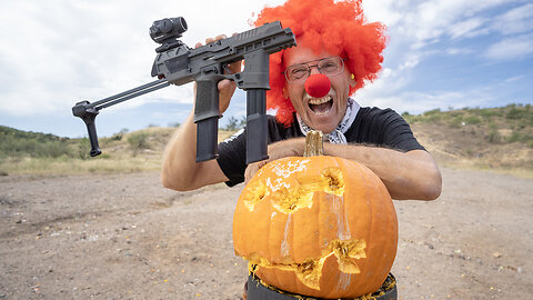 Carving a Pumpkin with a SIG P320-FLUX Legion