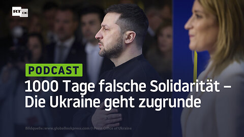 1000 Tage falsche Solidarität – die Ukraine geht zugrunde, die EU feiert sich selbst